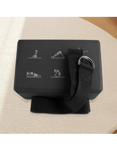 Conjunto de Bloques de Yoga RETON con Correas - 2 Piezas