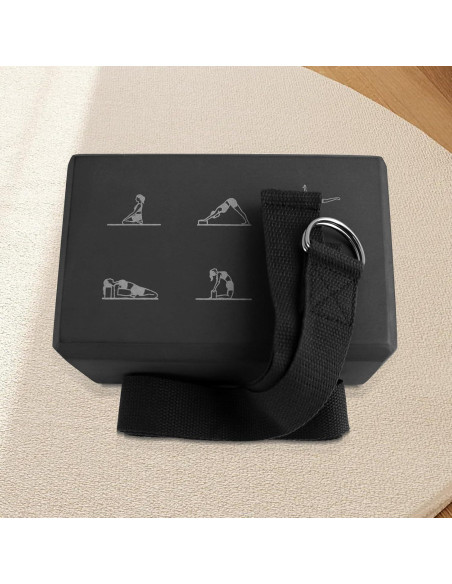 Conjunto de Bloques de Yoga RETON con Correas - 2 Piezas