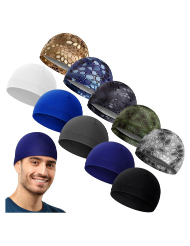10 Gorras de Calavera Tarpop para Hombres - Enfriamiento y Transpirables