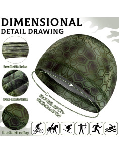 10 Gorras de Calavera Tarpop para Hombres - Enfriamiento y Transpirables 2