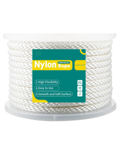 Cuerda de Nylon Trenzada 30.48m CSZFGFDC Resistente UV