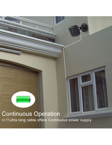 Paquete de 3 Cables de Extensión Micro USB 3M Uogw para Cámaras