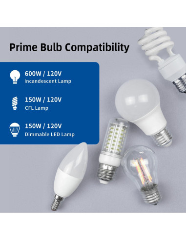 Interruptor de Atenuación Digital ELEGRP Negro 150W LED/CFL