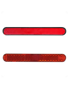 Reflectores autoadhesivos Evermotor 10 cm rojos para motocicleta