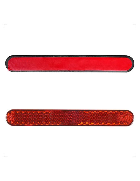 Reflectores autoadhesivos Evermotor 10 cm rojos para motocicleta