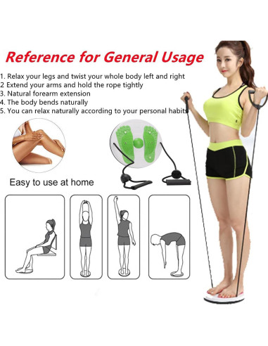 Disco de Cintura Funvalley Surperfect Verde B para Ejercicio