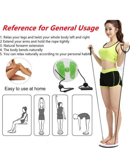 Disco de Cintura Funvalley Surperfect Verde B para Ejercicio