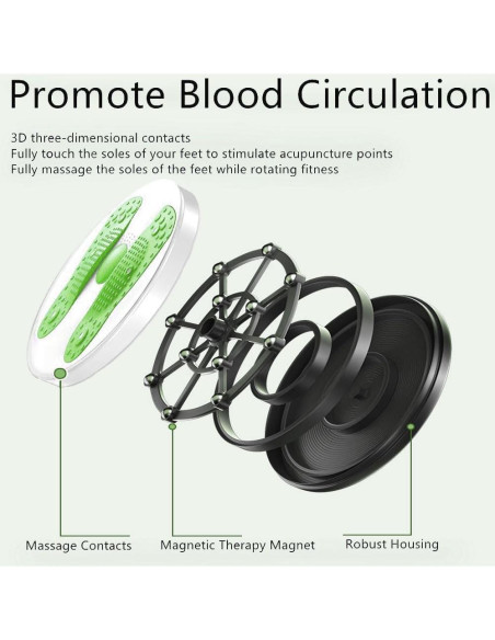 Disco de Cintura Funvalley Surperfect Verde B para Ejercicio