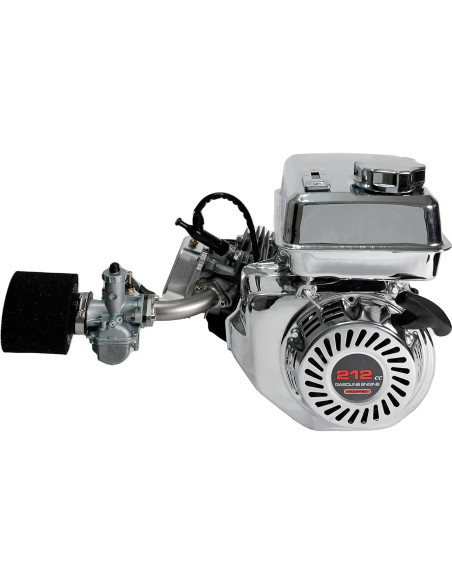 Arrancador por tirón cromo JMCHstore para motores 200cc