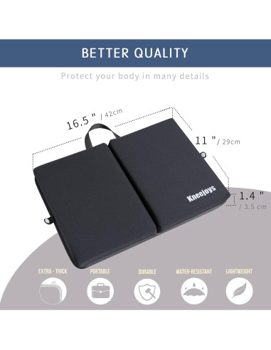 Almohadilla para Arrodillarse Kneejoys - Gruesa y Plegable