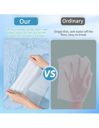 Toallas Desechables Faciales Ataraxia XL 50 Unidades 100% Algodón