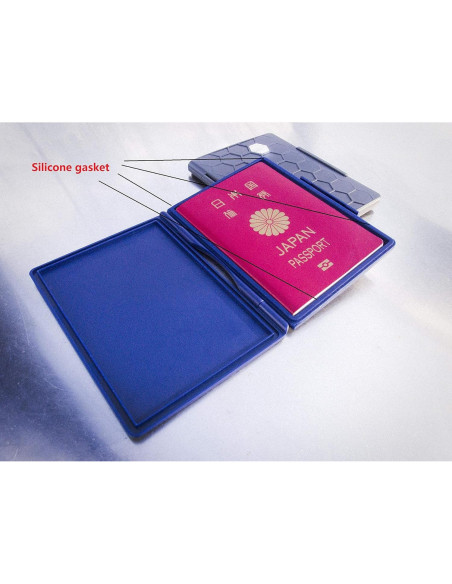 Funda para Pasaporte Resistente al Agua SPECTRASHELL Gris