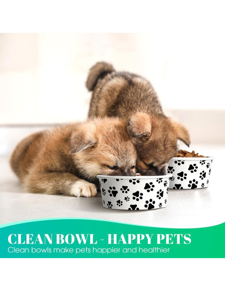 30 Cuencos Desechables para Perros y Gatos 350 ml Potchen