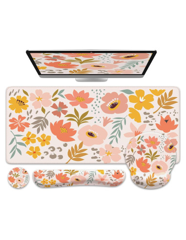 Alfombrilla de Escritorio Ergonómica iCasso XXL Colorida 90x40cm