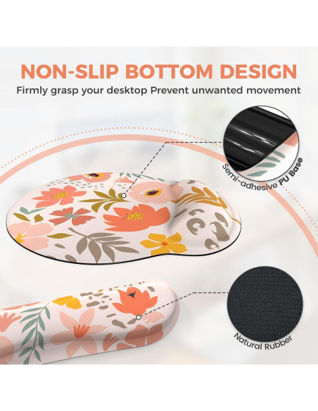 Alfombrilla de Escritorio Ergonómica iCasso XXL Colorida 90x40cm