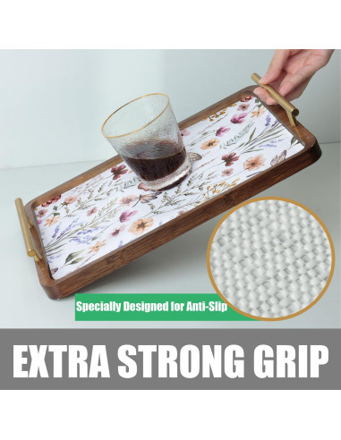 Forro de Estante Amiitay Floral 30.48 cm x 3 m Antideslizante