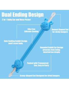 Limpiadores Nasales y de Oídos Flutaire - 2 Piezas Reutilizables 2