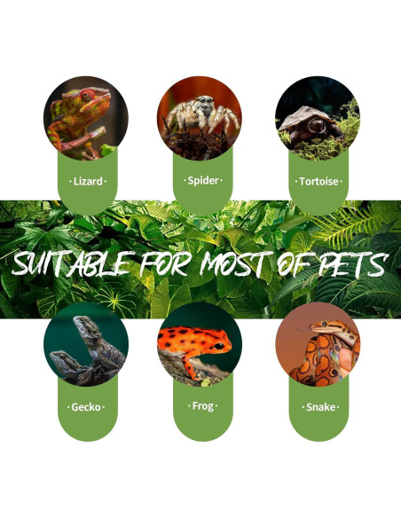 Lámpara de Calor Infrarroja OMAYKEY 75W para Reptiles