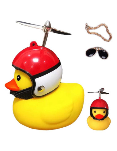 Timbre de Bicicleta ACEDOAMARE Pato Amarillo con Luz LED