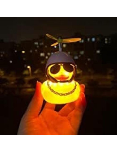 Timbre de Bicicleta ACEDOAMARE Pato Amarillo con Luz LED