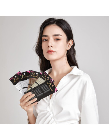 Pasadores de Pelo de Metal Dofash 5cm Negro 60pcs