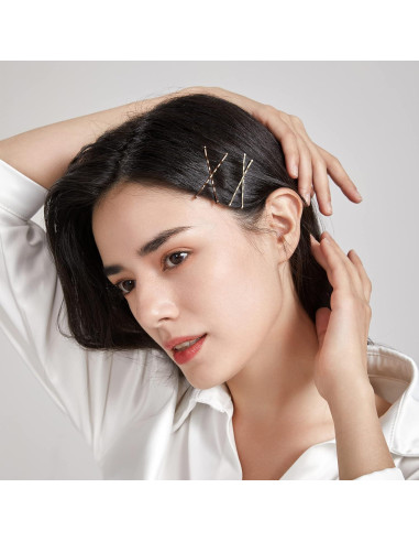 Pasadores de Pelo de Metal Dofash 5cm Negro 60pcs