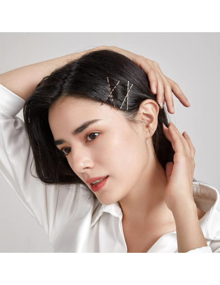 Pasadores de Pelo de Metal Dofash 5cm Negro 60pcs