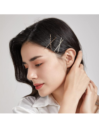 Pasadores de Pelo de Metal Dofash 5cm Negro 60pcs