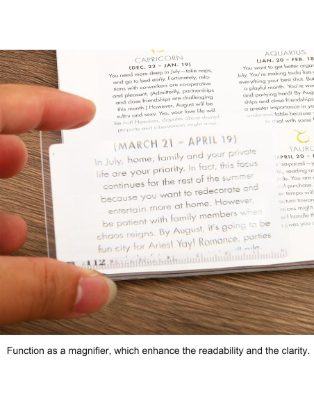 Marcador Lupa PATIKIL 3X con Regla - Paquete de 12 Unidades