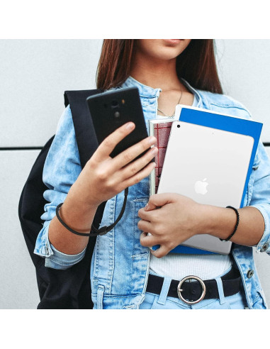 Correa de Muñeca Ajustable HUKADO 20.32 cm Nylon Negro - 6 Paquetes