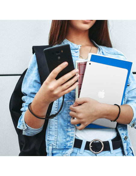 Correa de Muñeca Ajustable HUKADO 20.32 cm Nylon Negro - 6 Paquetes