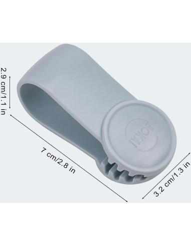 Clip para Toalla de Mano Hipruict - Paquete de 8 Azul