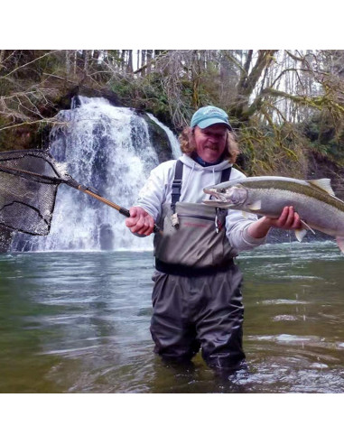 Red de Pesca Plegable YVLEEN con Mango Telescópico 40cm