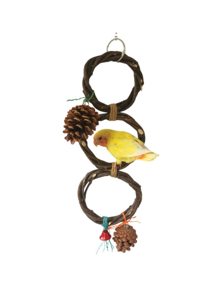 Soporte de columpio para aves CXYYXF 3 anillos 10 cm