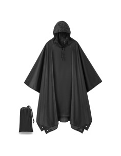 Poncho de Lluvia Impermeable POWINSUN para Adulto - Ligero y Compacto