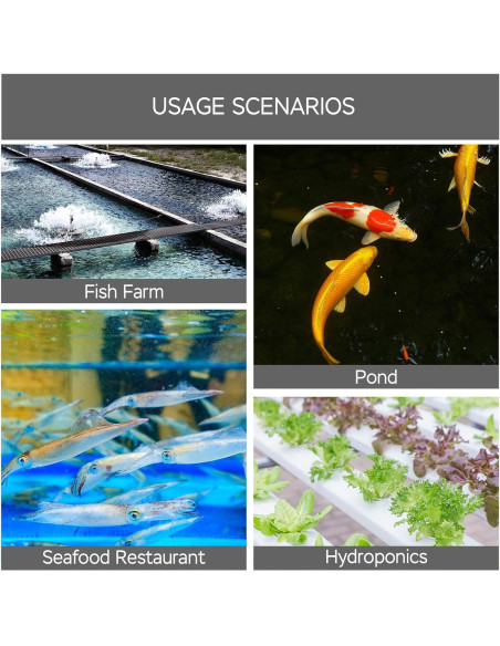 Bomba de Aire AquaMiracle 18W 2271 LPH para Acuarios y Estanques