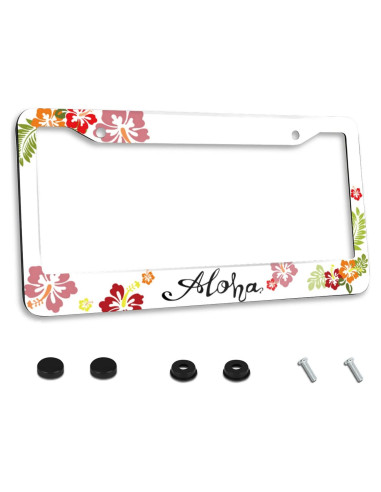 Marco de Placa de Licencia NINANMY Acero Inoxidable 30.5x15.2cm