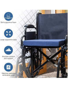 Cojín DMI para Asiento Ergonómico 45.72x40.64cm Azul Marino 2