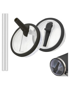 Tapa de Popote Reemplazo Stanley Quencher 40 oz Negra - 2 Pcs
