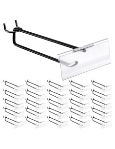 Ganchos de Metal Negro para Tablero de Clavos Tandefio 50 Pzas 10.2 cm