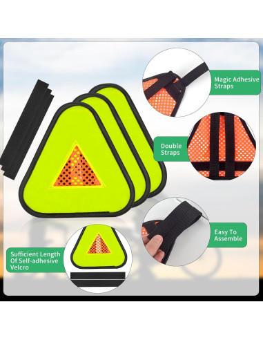 Símbolo Reflectante Ceder el Paso DLUGOPIS 17.78 cm Alta Visibilidad