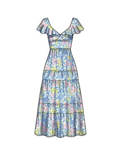 Kit de Patrones de Costura Simplicity S9703 para Vestidos V 2