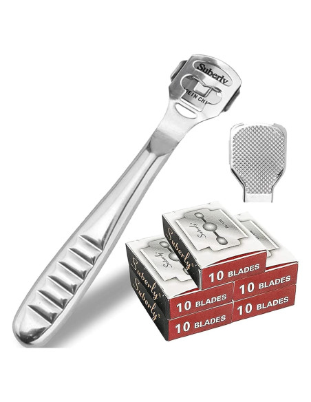 Juego de Rasurador de Callos Jutoe - 52 Piezas, Acero Inoxidable