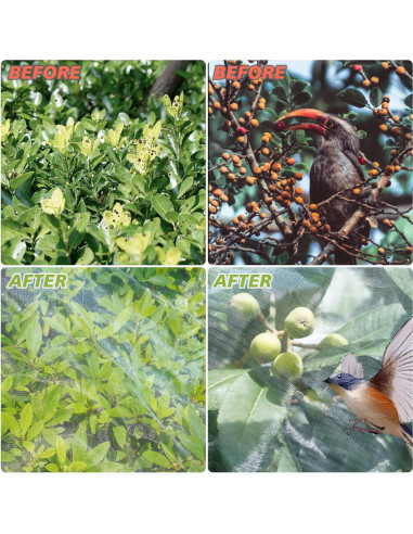 Malla de Jardín Daomong 1.2 x 7.5 m Protección Insectos