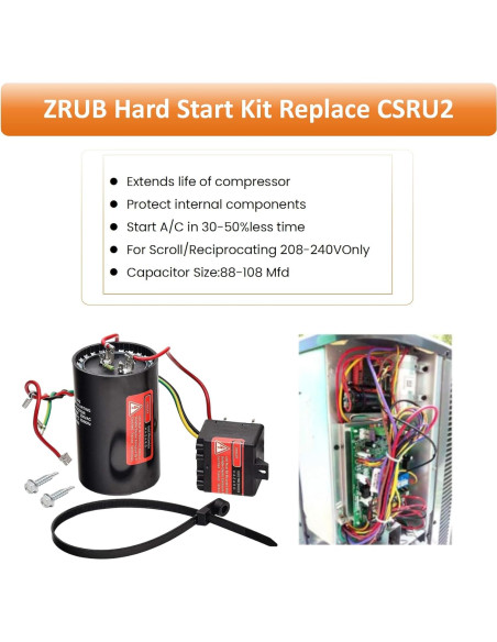 Kit de Arranque Duro LT ZRUB para Compresor de Aire 393g