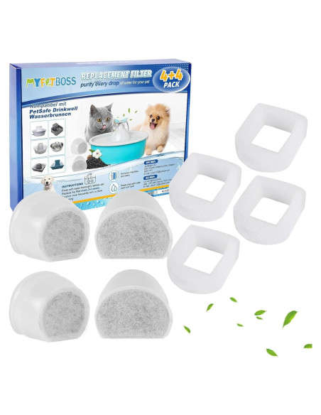 Filtros de Fuente para Gatos MyfatBOSS - 8 Piezas