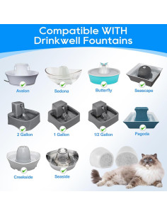 Filtros de Fuente para Gatos MyfatBOSS - 8 Piezas 2