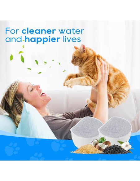 Filtros de Fuente para Gatos MyfatBOSS - 8 Piezas