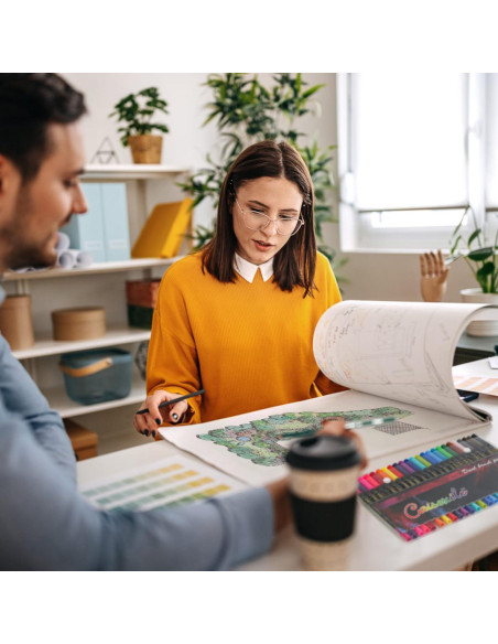 Marcadores de doble punta CAISEXILE 24 colores para arte