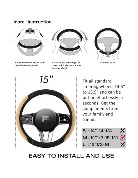 Funda de Volante Skechers de Espuma de Memoria 36.8-38.1 cm